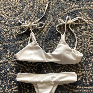 White bikini